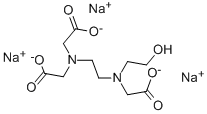 N-(2-HYDROXYETHYL)ETHYLENEDIAMINE-N,N',N'-TRIACETIC ACID TRISODIUM SALT CAS#: 139-89-9