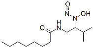 (-)-N-[2-(Hydroxynitrosoamino)-3-methylbutyl]octanamide CAS#: 17073-33-5
