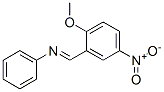N-(2-Methoxy-5-nitrobenzylidene)aniline CAS#: 19652-31-4