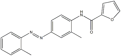 N-[2-Methyl-4-[2-(2-methylphenyl)diazenyl]phenyl]-2-furancarboxamide CAS#: 289494-16-2