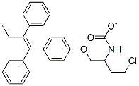 N-(2-chloroethyl)-2-(4-(1,2-diphenylbutenyl)phenoxy)ethyl carbamate CAS#: 104691-76-1