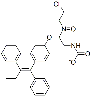 N-(2-chloroethyl)-N-nitroso-2-(4-(1,2-diphenylbutenyl)phenoxy)ethyl carbamate CAS#: 104691-77-2