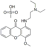 N-[2-(diethylamino)ethyl]-4-methoxy-9-oxoxanthene-1-amine monomethanesulphonate CAS#: 23255-93-8