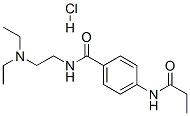 N-[2-(diethylamino)ethyl]-4-[(propionyl)amino]benzamide monohydrochloride CAS#: 17579-41-8