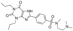 N-(2-(dimethylamino)ethyl)-N-methyl-4-(2,3,6,7-tetrahydro-2,6-dioxo-1,3-dipropyl-1H-purin-8-yl)benzenesulfonamide CAS#: 107478-35-3