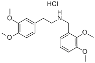 N-[(2,3-dimethoxyphenyl)methyl]-3,4-dimethoxy-benzeneethanamine hydrochloride CAS#: 102321-59-5