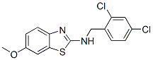 N-(2,4-DICHLOROBENZYL)-6-METHOXY-1,3-BENZOTHIAZOL-2-AMINE CAS#: 16763-13-6