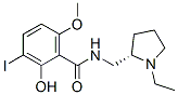 (-)-N-[[(2S)-1-Ethyl-2-pyrrolidinyl]methyl]-2-hydroxy-3-iodo-6-methoxybenzamide CAS#: 113716-48-6