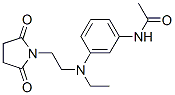 N-[3-[[(2,5-dioxo-1-pyrrolidinyl)ethyl]ethylamino]phenyl]acetamide CAS#: 27550-64-7