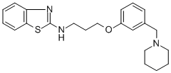 N-[3-[3-(1-PIPERIDINYLMETHYL)PHENOXY]PROPYL]-2-BENZOTHIAZOLAMINE DIMALEATE CAS#: 104076-38-2