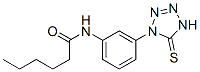 N-[3-[(4,5-Dihydro-5-thioxo-1H-tetrazol)-1-yl]phenyl]hexanamide CAS#: 14070-49-6