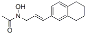 N-(3-(5,6,7,8-tetrahydro-2-naphthyl)prop-2-enyl)acetohydroxamic acid CAS#: 106328-50-1