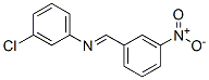 N-(3-Chlorophenyl)-3-nitrobenzenemethanimine CAS#: 10480-27-0