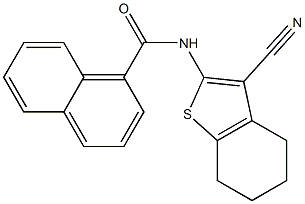 N-(3-Cyano-4,5,6,7-tetrahydrobenzo[b]thienyl-2-yl)-1-naphthalenecarboxamide CAS#: 312917-14-9