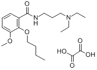 N-(3-Diethylaminopropyl)-2-butoxy-3-methoxybenzamide oxalate CAS#: 23966-80-5