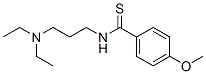 N-[3-(Diethylamino)propyl]-p-methoxythiobenzamide CAS#: 16531-23-0