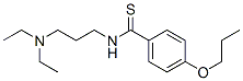 N-[3-(Diethylamino)propyl]-p-propoxythiobenzamide CAS#: 18051-53-1