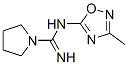 N-(3-Methyl-1,2,4-oxadiazol-5-yl)-1-pyrrolidinecarboximidamide CAS#: 114212-83-8