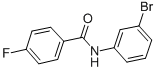 N-(3-bromophenyl)-4-fluorobenzamide CAS#: 1978-81-0