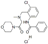N-[3-chloro-2-[[methyl[2-morpholino-2-oxoethyl]amino]methyl]phenyl]benzamide hydrochloride CAS#: 18053-32-2