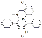 N-[3-chloro-2-[[methyl[2-morpholino-2-oxoethyl]amino]methyl]phenyl]benzamide monohydrochloride CAS#: 24600-36-0