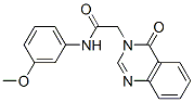N-(3-methoxyphenyl)-2-(4-oxoquinazolin-3-yl)acetamide CAS#: 108086-41-5