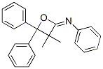 N-(3,3-Dimethyl-4,4-diphenyloxetan-2-ylidene)aniline CAS#: 14251-66-2