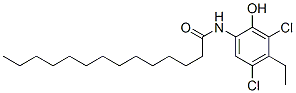 N-(3,5-Dichloro-4-ethyl-2-hydroxyphenyl)tetradecanamide CAS#: 103429-11-4