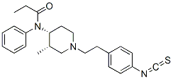 N-[(3S,4R)-1-[2-(4-isothiocyanatophenyl)ethyl]-3-methyl-4-piperidyl]-N -phenyl-propanamide CAS#: 101472-20-2