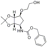 N-[(3aS,4R,6S,6aR)-Tetrahydro-6-(2-hydroxyethoxy)-2,2-dimethyl-4H-cyclopenta-1,3-dioxol-4-yl]carbamic acid phenylmethyl ester CAS#: 274693-54-8