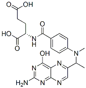 N-[4-[[1-(2-Amino-4-hydroxy-6-pteridinyl)ethyl]methylamino]benzoyl]-L-glutamic acid CAS#: 22006-84-4