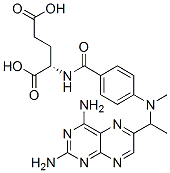 N-[4-[[1-(2,4-Diamino-6-pteridinyl)ethyl]methylamino]benzoyl]-L-glutamic acid CAS#: 25663-23-4