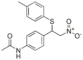 N-[4-[1-[(4-Methylphenyl)thio]-2-nitroethyl]phenyl]acetamide CAS#: 20404-97-1