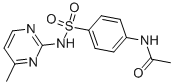 N-[4-[[(4-methyl-2-pyrimidinyl)amino]sulphonyl]phenyl]acetamide CAS#: 127-73-1