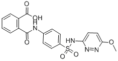 N-[4-(6-METHOXY-PYRIDAZIN-3-YLSULFAMOYL)-PHENYL]-PHTHALAMIC ACID CAS#: 13010-46-3