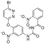 N-[[4-(6-bromopyridazin-3-yl)oxy-3-nitro-phenyl]carbamoyl]-2-nitro-ben zamide CAS#: 103829-05-6