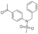 N-(4-Acetyl-phenyl)-N-benzyl-methanesulfonamide CAS#: 110698-70-9