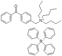 N-(4-[BENZOYL]BENZYL)-N,N,N-TRIBUTYLAMMONIUM TETRAPHENYLBORATE CAS#: 205451-00-9