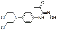 N-[4-[Bis(2-chloroethyl)amino]phenyl]-2-oxopropanamide oxime CAS#: 18237-80-4