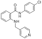N-(4-CHLOROPHENYL)-2-[(PYRIDIN-4-YLMETHYL)AMINO]BENZAMIDE CAS#: 269390-69-4