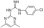 N-(4-CHLOROPHENYL)-N-(4,6-DIMETHYLPYRIMIDIN-2-YL)GUANIDINE CAS#: 16018-51-2