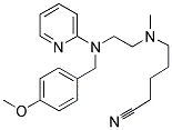 N'-(4-CYANOBUTYL)-N-(4-METHOXYBENZYL)-N'-METHYL-N-2-PYRIDINYL-1,2-ETHANEDIAMINE CAS#: 109912-34-7