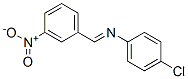 N-(4-Chlorophenyl)-3-nitrobenzenemethanimine CAS#: 10480-25-8