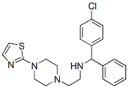 N-[(4-Chlorophenyl)phenylmethyl]-4-(2-thiazolyl)-1-piperazineethanamine CAS#: 23892-32-2