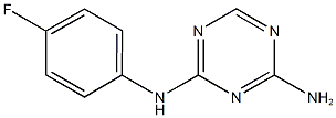 N-(4-FLUORO-PHENYL)-[1,3,5]TRIAZINE-2,4-DIAMINE CAS#: 1549-50-4