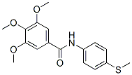 N-[4-(Methylthio)phenyl]-3,4,5-trimethoxybenzamide CAS#: 22708-26-5