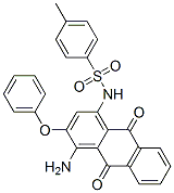 N-(4-amino-9,10-dihydro-9,10-dioxo-3-phenoxy-1-anthryl)-4-methylbenzenesulphonamide CAS#: 2907-79-1