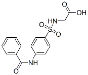 N-(((4-benzoylamino)phenyl)sulfonyl)glycine CAS#: 109065-69-2