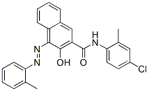 N-(4-chloro-2-methylphenyl)-3-hydroxy-4-[(2-methylphenyl)azo]naphthalene-2-carboxamide CAS#: 21839-86-1