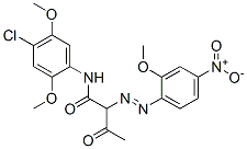 N-(4-chloro-2,5-dimethoxyphenyl)-2-[(2-methoxy-4-nitrophenyl)azo]-3-oxobutyramide CAS#: 22254-53-1